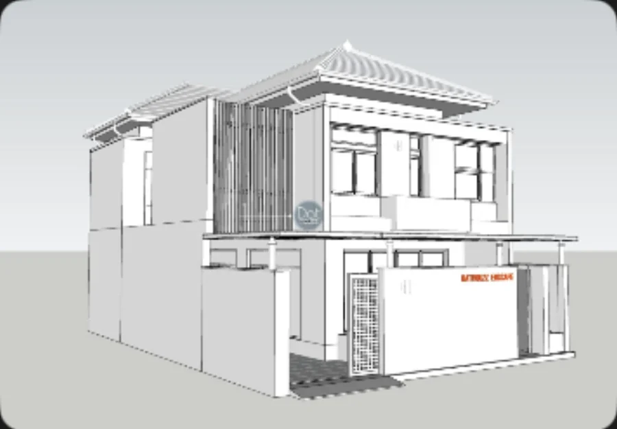 An exported source view before a rendering workflow is applied.